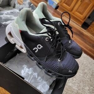 Tennis shoes on clouds